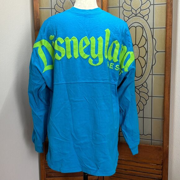 Disney Resort Spirit Jersey Disneyland Disney Parks Blue and Neon Green Size M - Picture 3 of 8